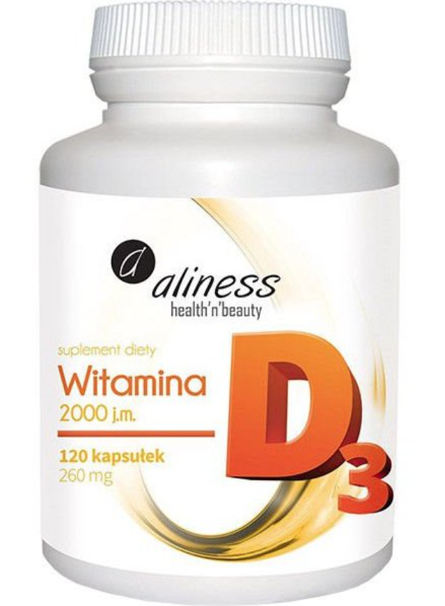 Medicaline Witamina D3 50mcg 120 kaps.