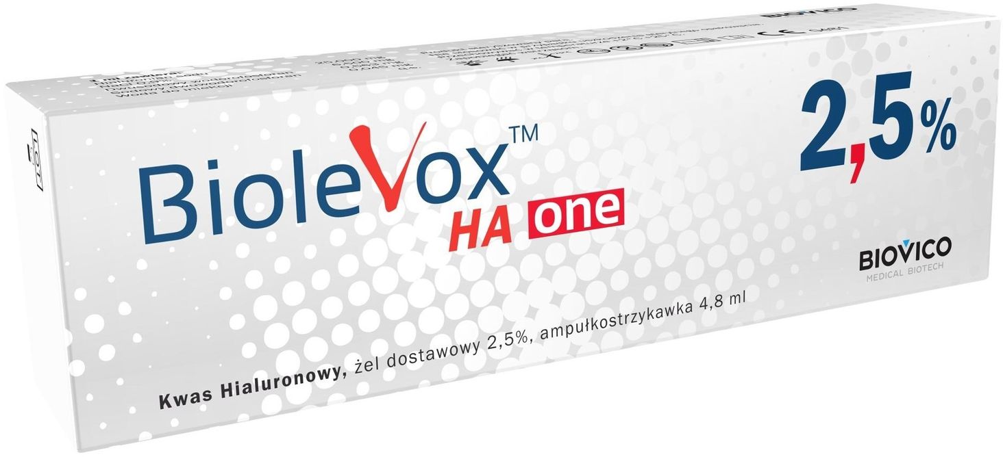 Biolevox HA one 2,5% x 1 ampułkostrzykawka 4,8ml - 1
