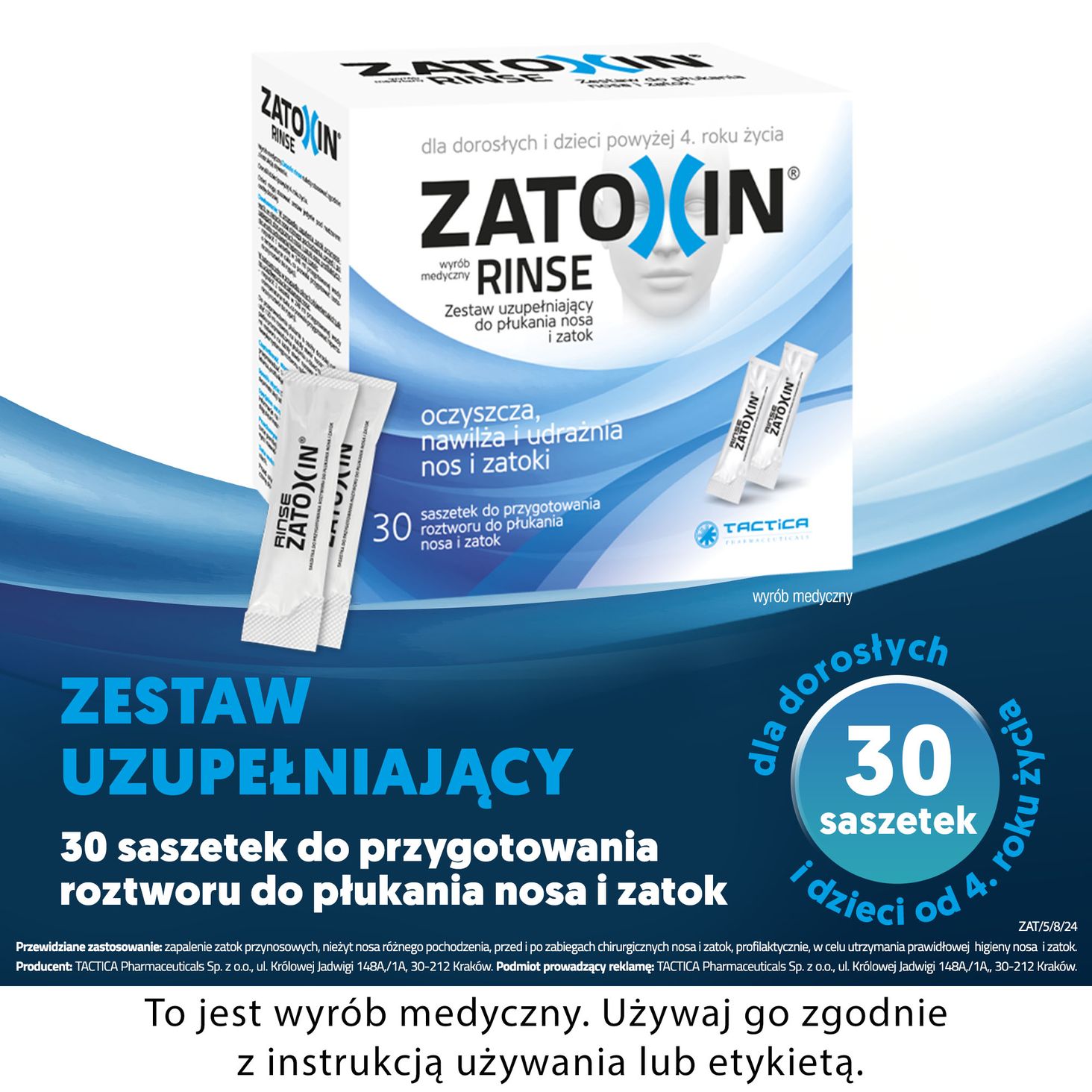 Zatoxin Rinse 30 saszetek