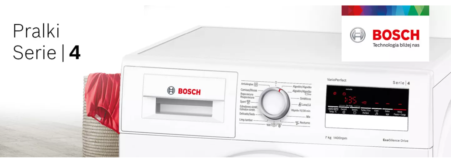 bosch banner pralka serie 4