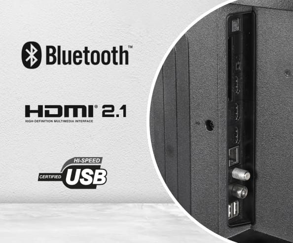 Bluetooth HDMI 2.1 USB