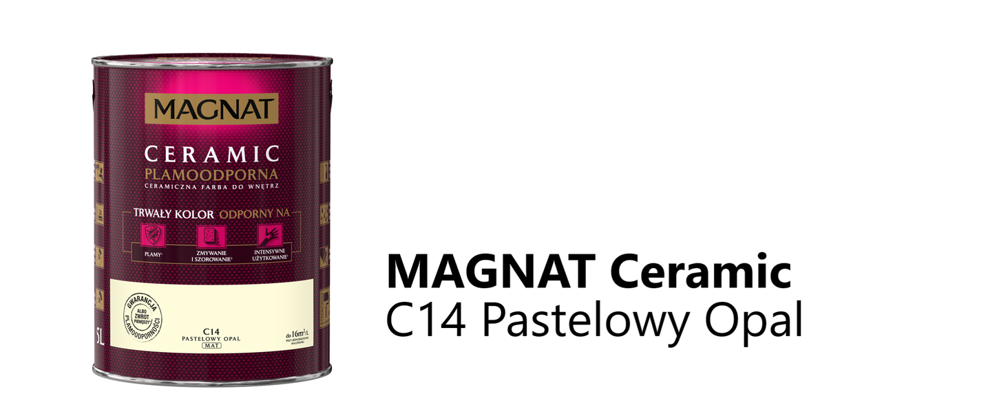 Farba Magnat Ceramic C14 Pastelowy Opal 5L Opinie I Ceny Na Ceneo Pl