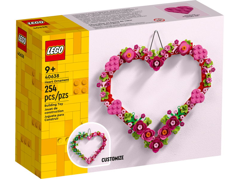 LEGO 40638 Ozdoba w kształcie serca
