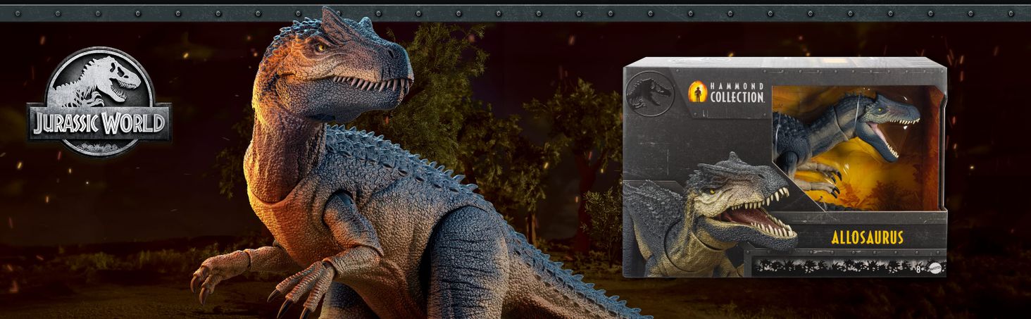 Jurassic World Kolekcja Hammonda Allozaur Figurka dinozaura