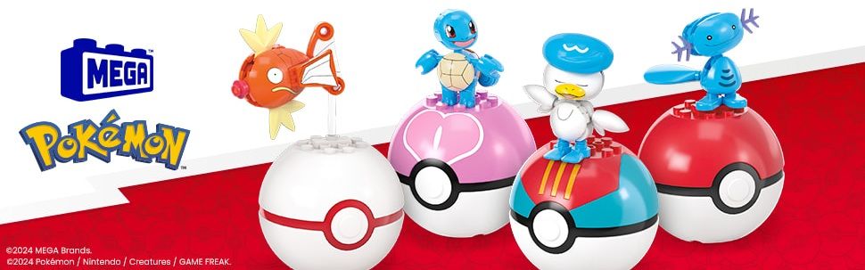 MEGA Pokemon Drużyna Typu Wodnego