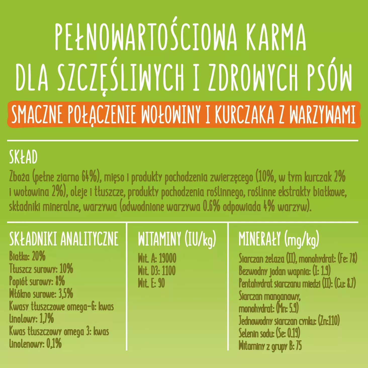Friskies Balance 15kg skład