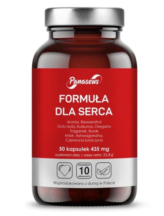 Panaseus Formuła Dla Serca 50 Kapsułek