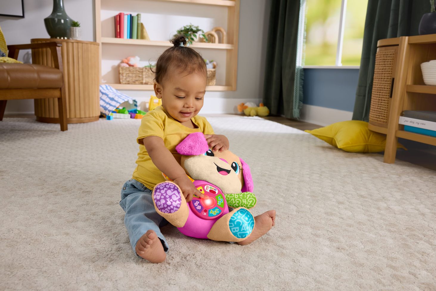 Fisher-Price „Ucz się i śmiej!“ Wesoły Padzik Malucha JFF52