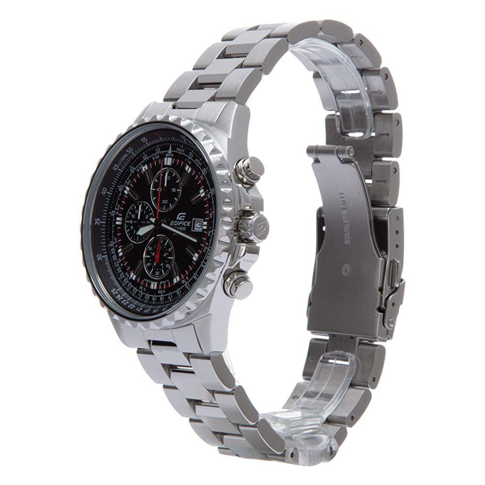 Zegarek srebrny Casio stal szlachetna