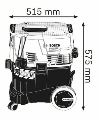 Bosch GAS 35 M AFC Professional wymiary