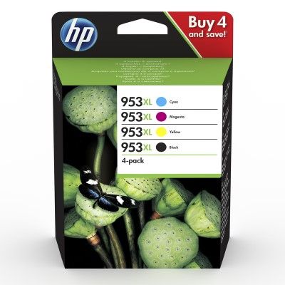 HP 953XL Czarny + Kolor - 1