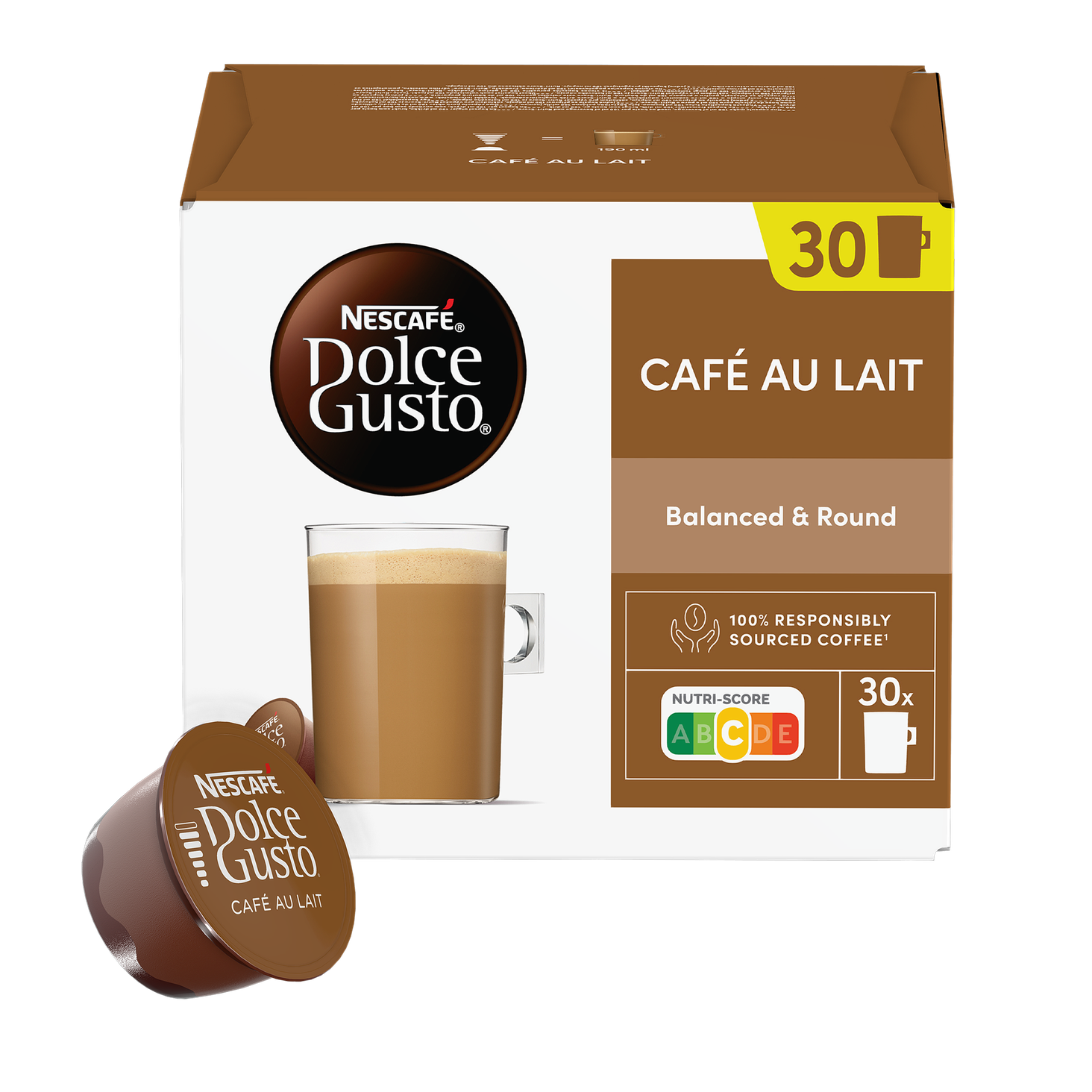 Nescafe Dolce Gusto Kapsułki Cafe Au Lait 30 kapsułek - 2