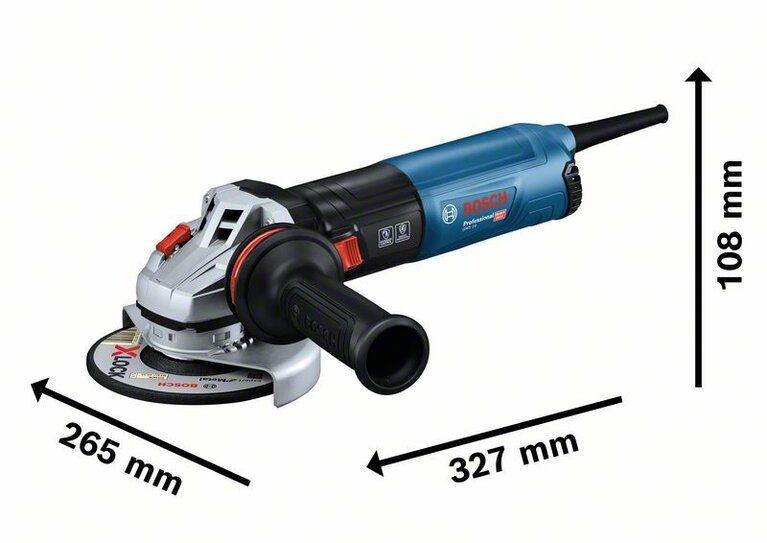 Bosch GWS 14-125 S Professional wymiary