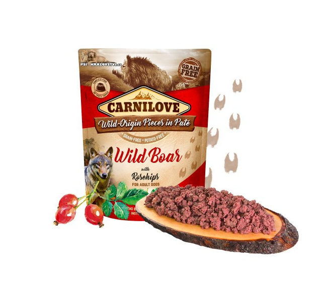 Carnilove Dog Pouch Wild Boar&Rosehips produkt
