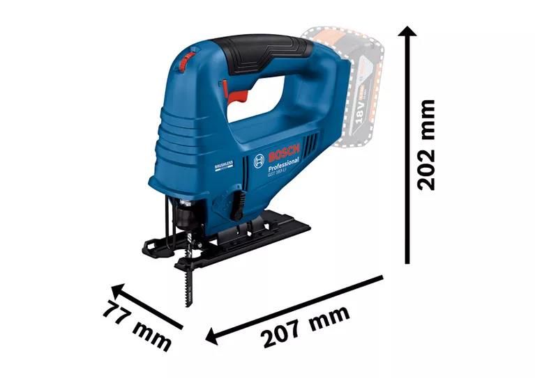Bosch GST 183-LI Professional wymiary