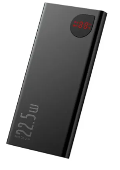 Baseus Powerbank Adaman Metal, 10000Mah, 22.5W (Czarny) - 2