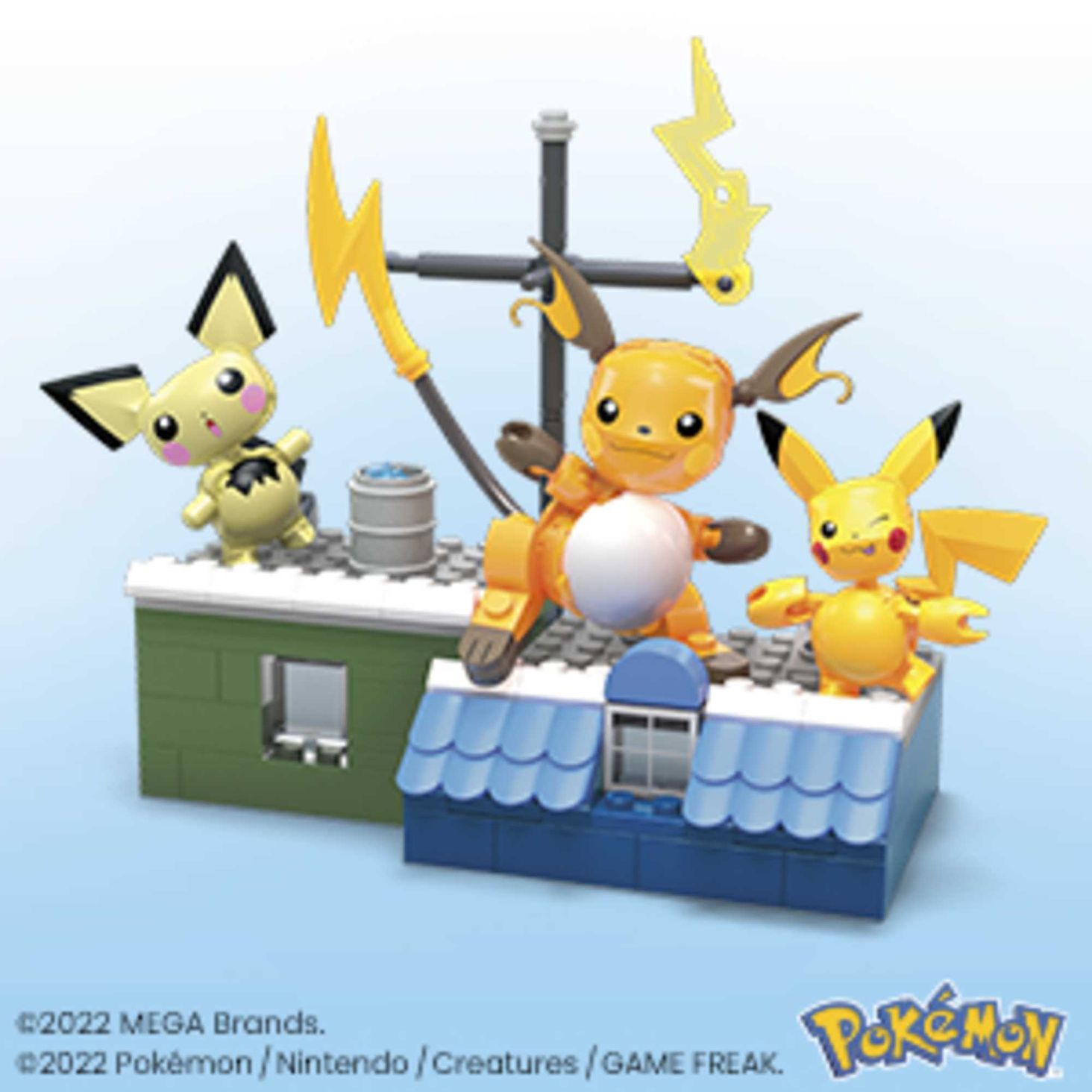 MEGA™ Pokémon™ Ewolucja Pikachu Zestaw 4