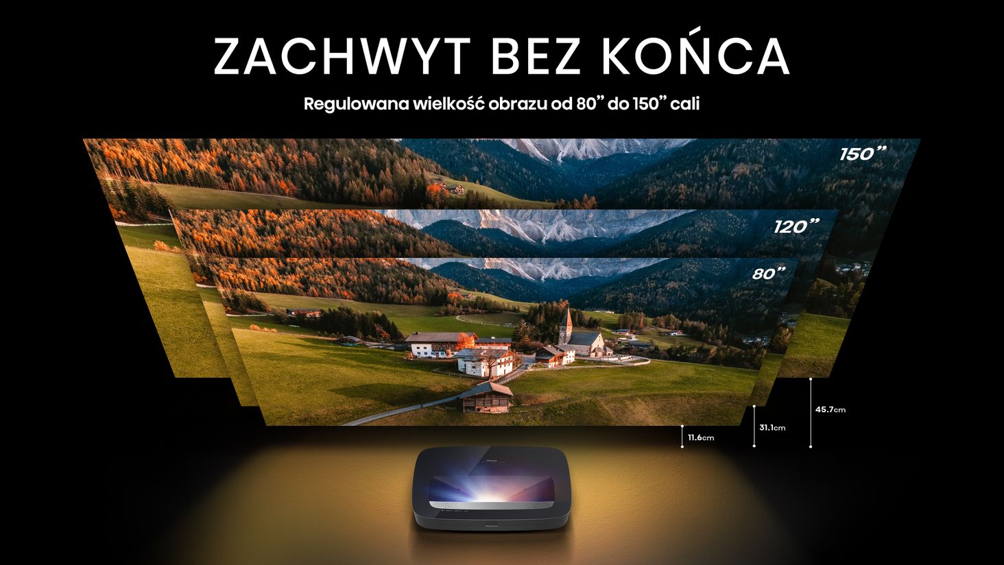 Hisense 80_-150_-Projection-Size