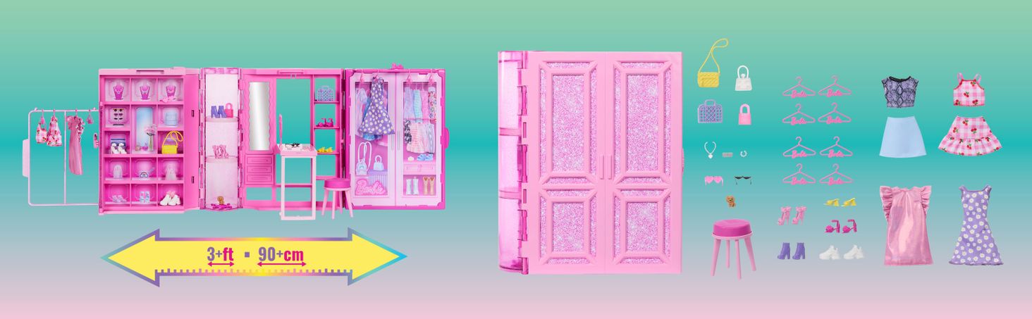 Mattel barbie szafa