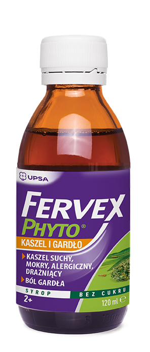 FERVEX PHYTO kaszel i gardło, syrop - 2