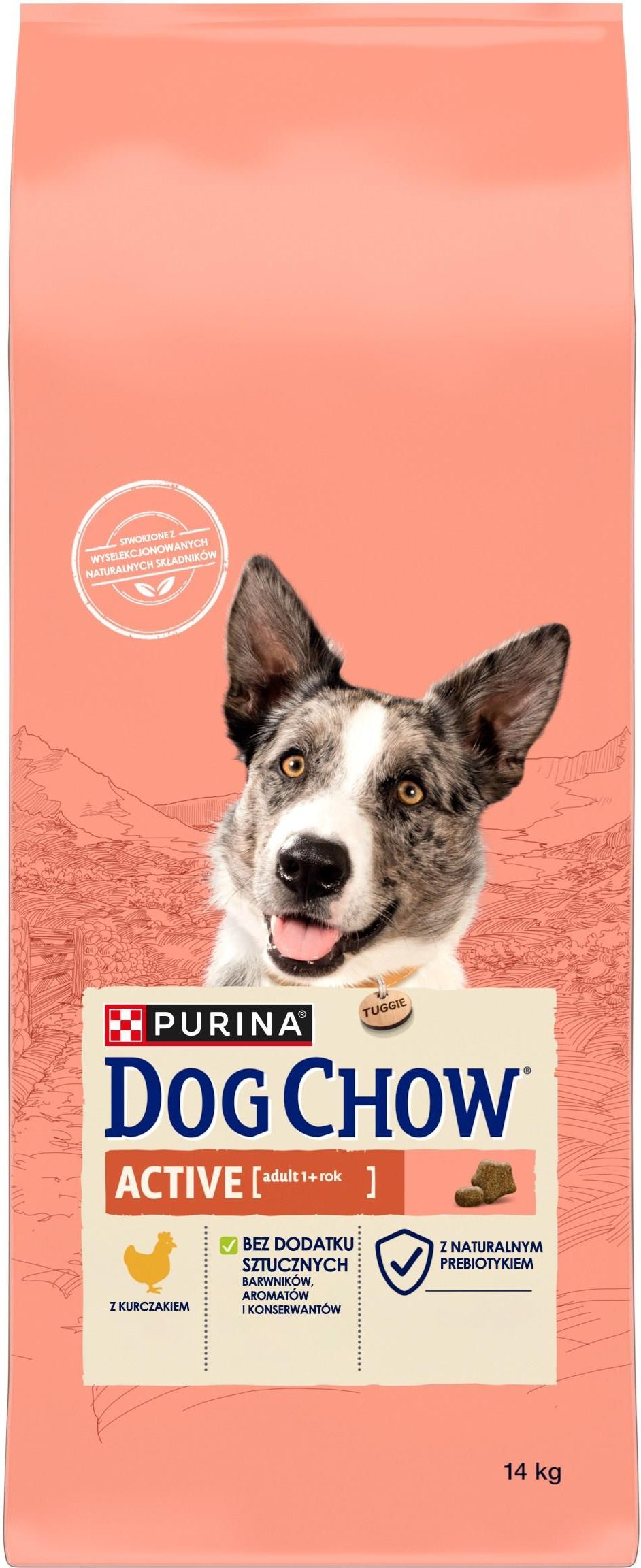 Dog Chow Active Dla Aktywnych Psów z Kurczakiem 2x14kg