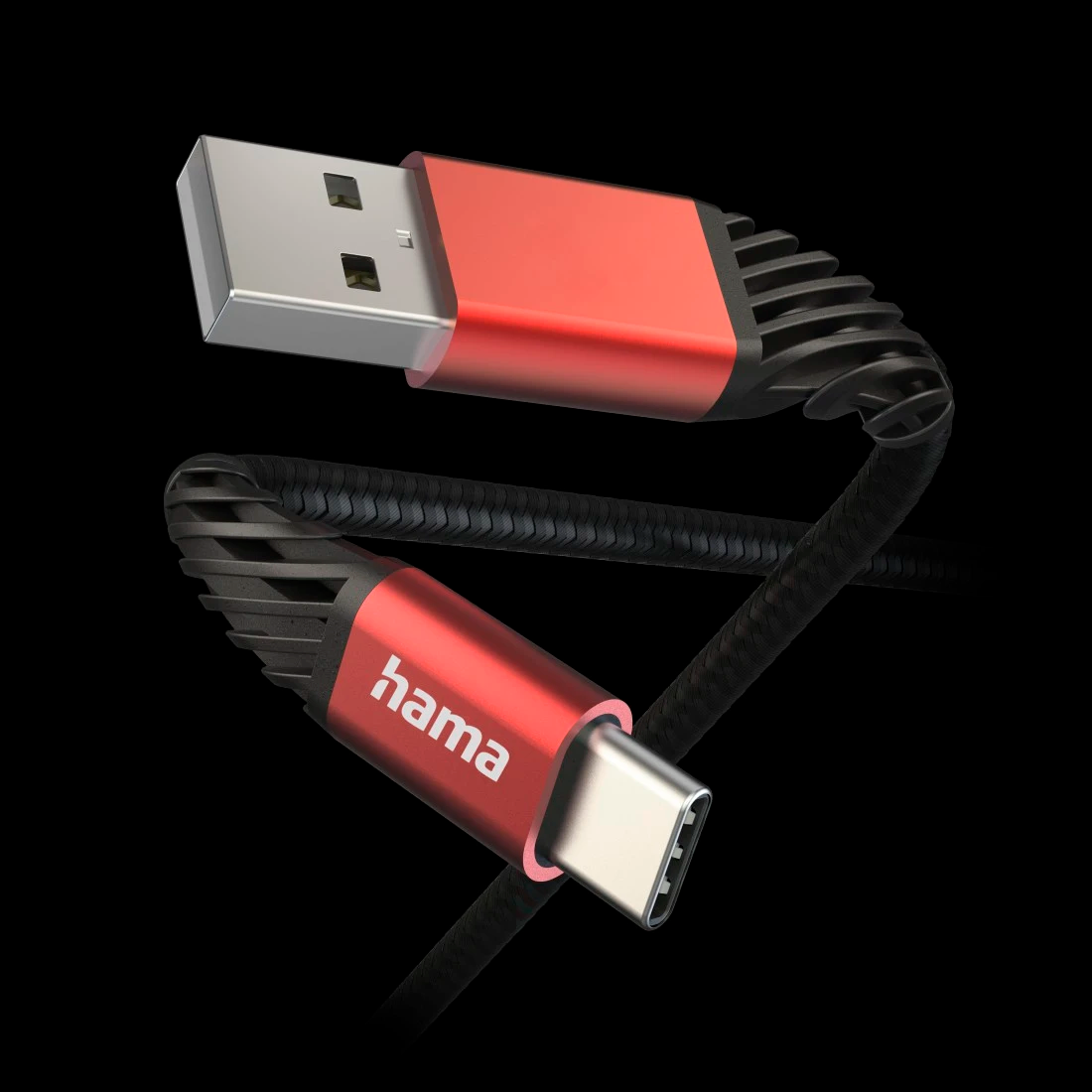 Hama Extreme USB A USB C 1 5m Czarny Czerwony 201540 Opinie I