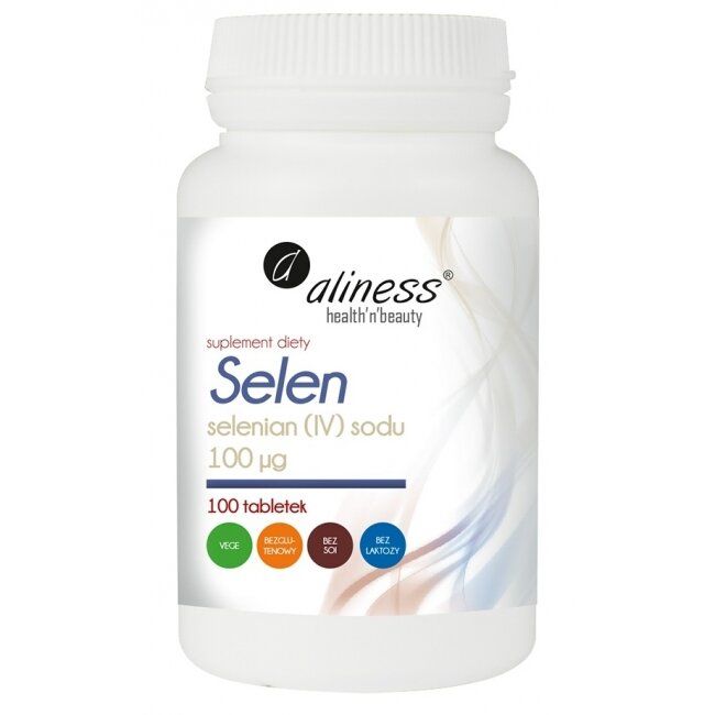 Aliness Selen selenian (IV) sodu 100µg 100 tabl