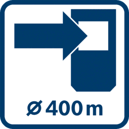 Zasięg pracy z odbiornikiem do 400 m