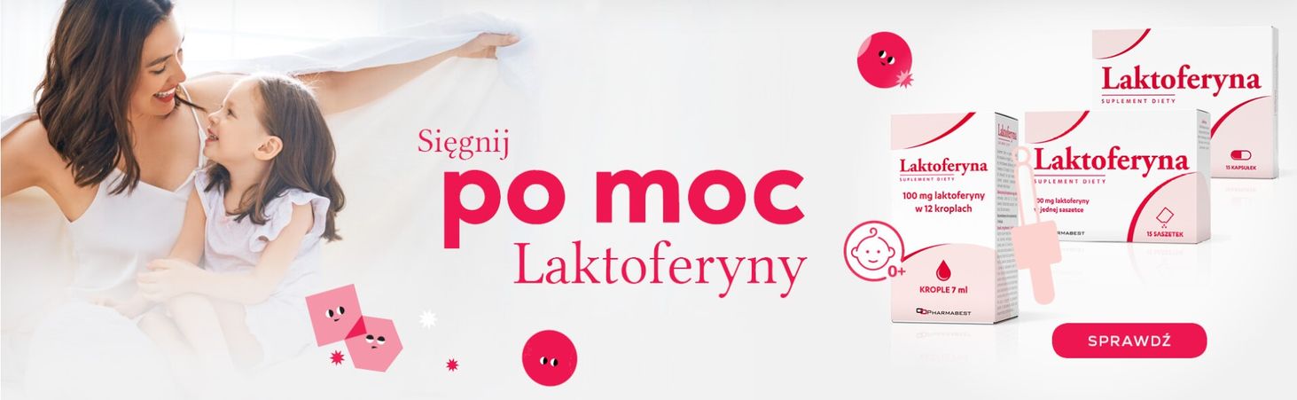 Laktoferyna 100 mg 15 kapsułek Grafika główna