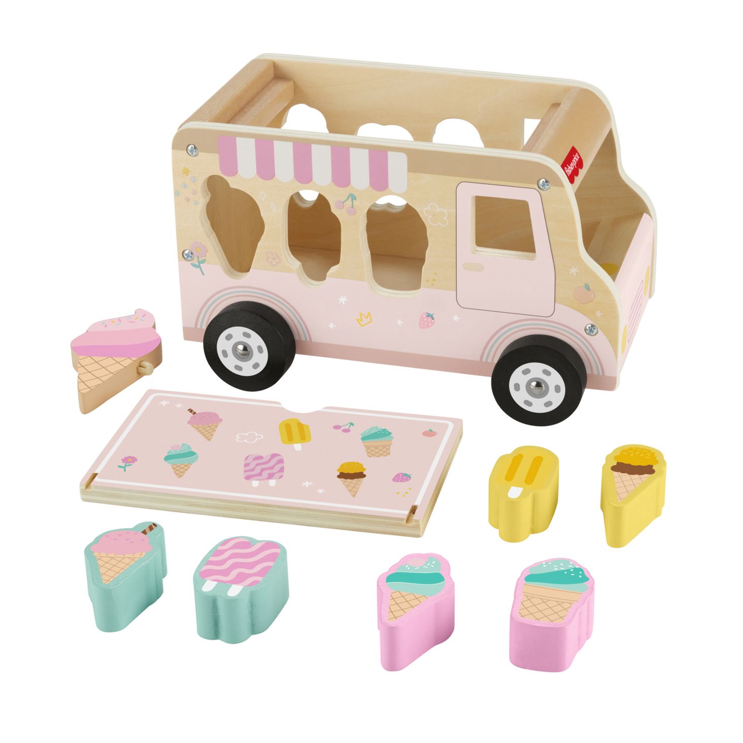 Drewniany sorter kształtów Fisher-Price