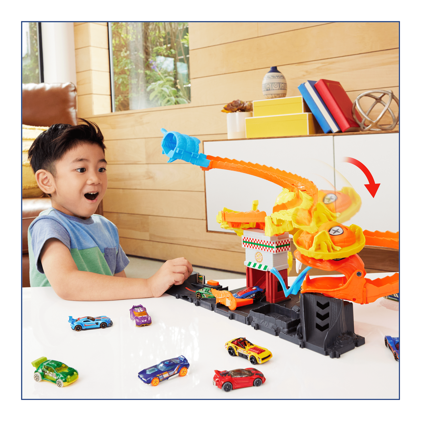 Hot Wheels City Odjazdowa pizza – Atak kobry Zestaw 7