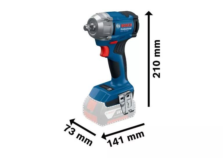 Bosch GDS 18V-350 Professional wymiary