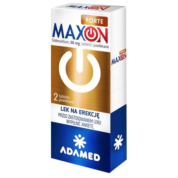 Maxon Forte 0,05g tabletki powlekane 2tabl.