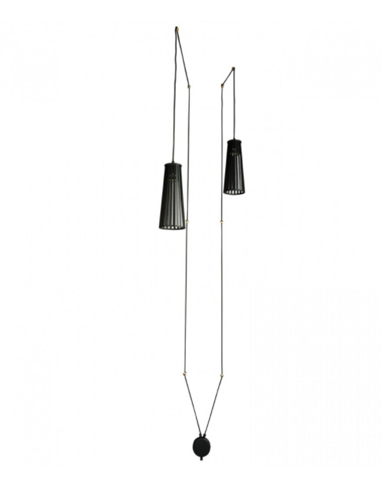 Lampa Nowodvorski kinkiet Dover Black II