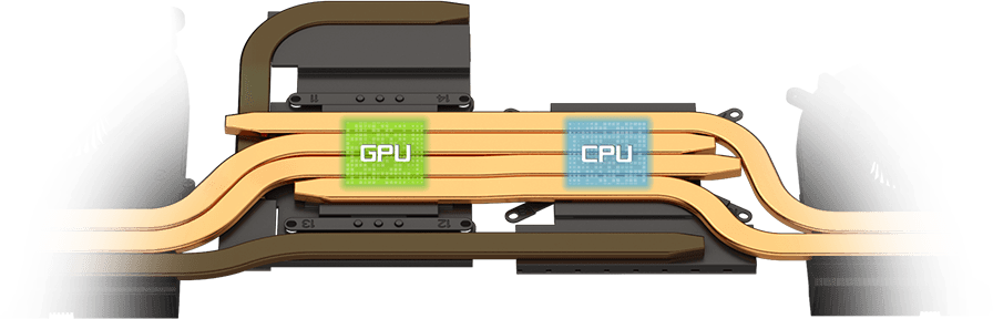 MSI Katana 17 chlodzenie