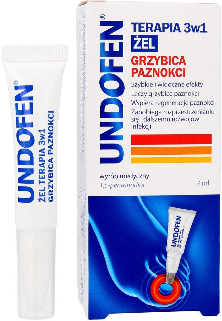 Undofen żel terapia 3w1 Przeciw grzybicy paznokci 7ml - 1