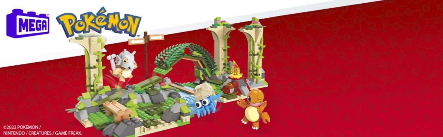MEGA Pokemon Świąteczny pociąg baner