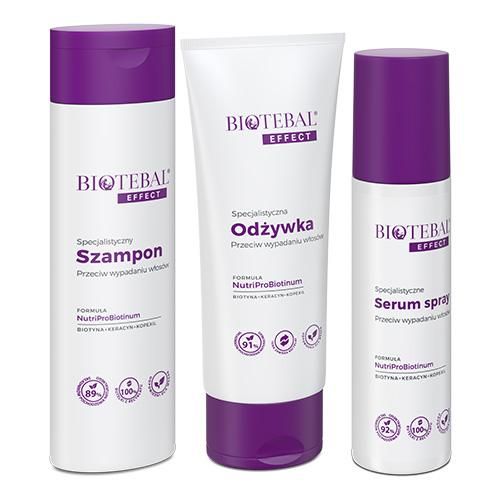 Biotebal Effect Szampon i Odżywka 200ml + serum 130ml