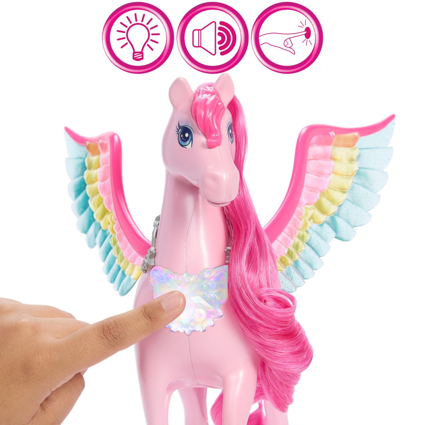 Barbie Szczypta Magii Pegaz Światła i dźwięki HLC40 4