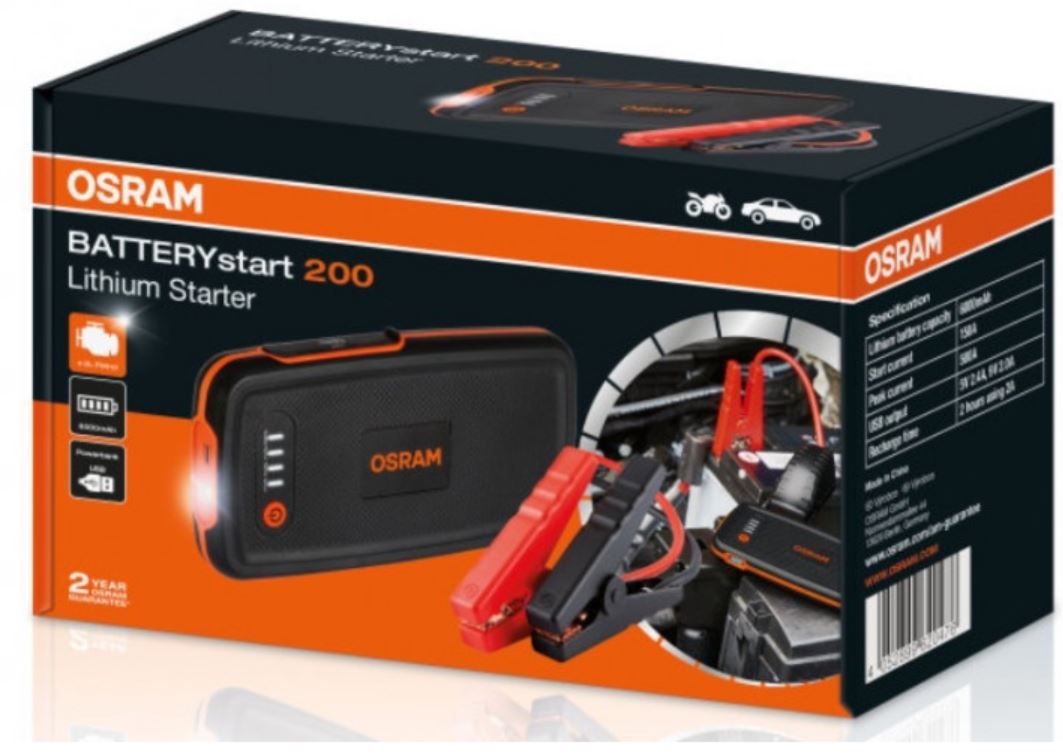 Osram Rozrusznik Batterystart 200, 12V, 6000 mah
