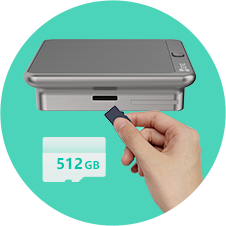 Ezviz HP4 - Obsługa kart microSD