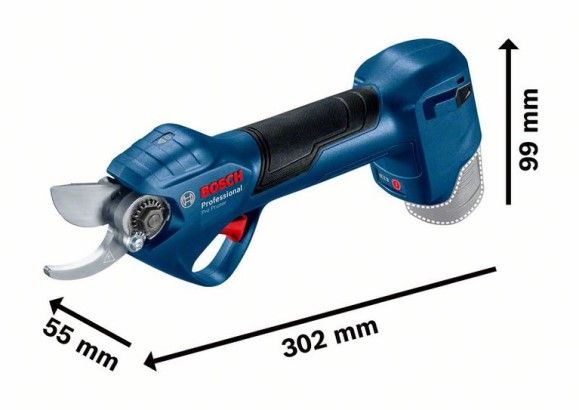 Bosch Pro Pruner Professional wymiary