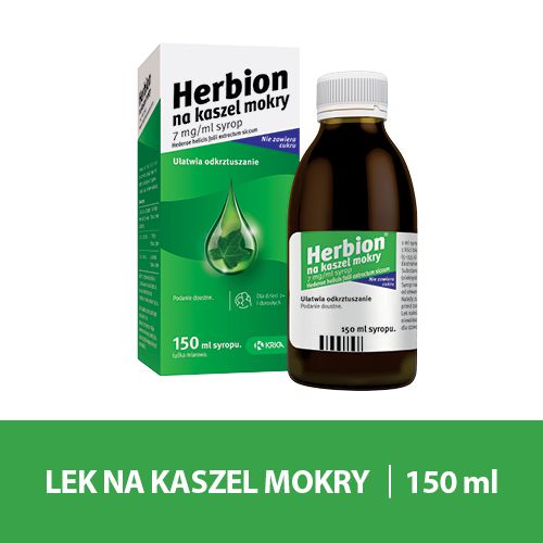 Herbion na kaszel mokry, 7 mg/ ml, syrop 150 ml
