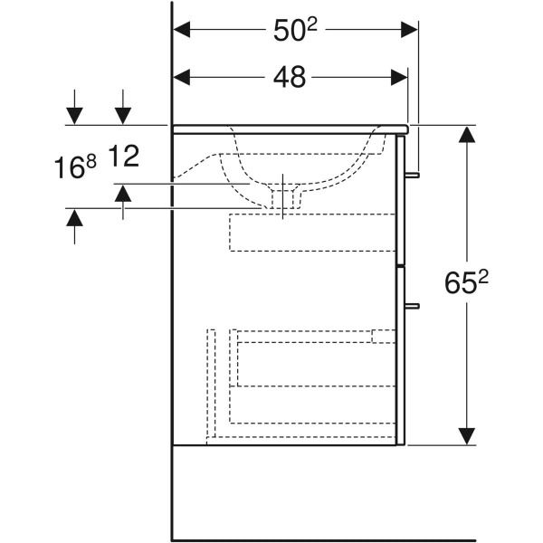 geberit rysunek techniczny