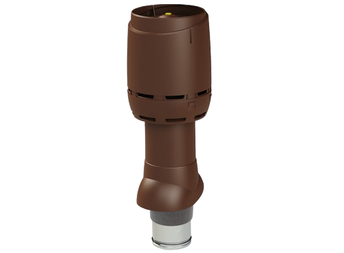 Vilpe Kominek Izolowany FLOW 125P/IS/500 Czekoladowy_1
