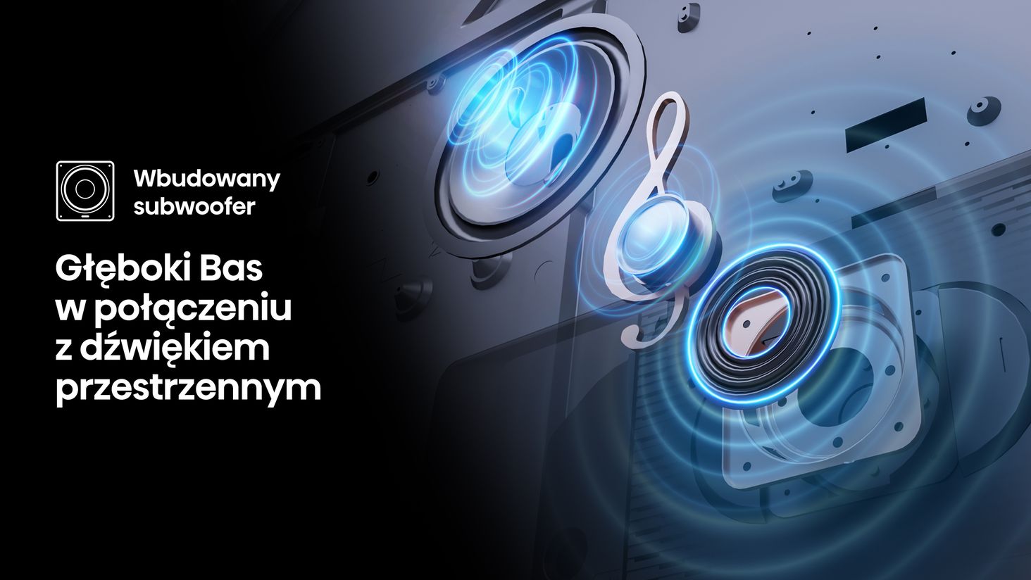 Hisense Built-in-Subwoofer