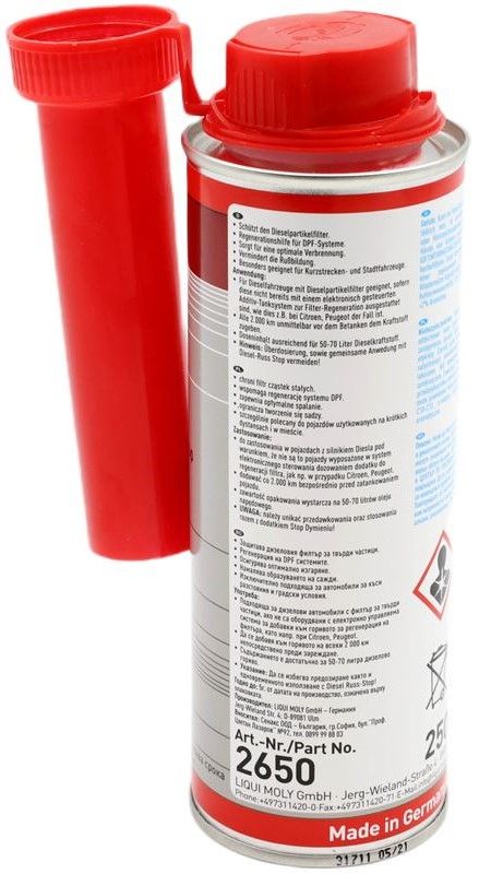 Liqui Moly Dodatek Do Ochrony Filtra DPF (2650) 250ml - 2