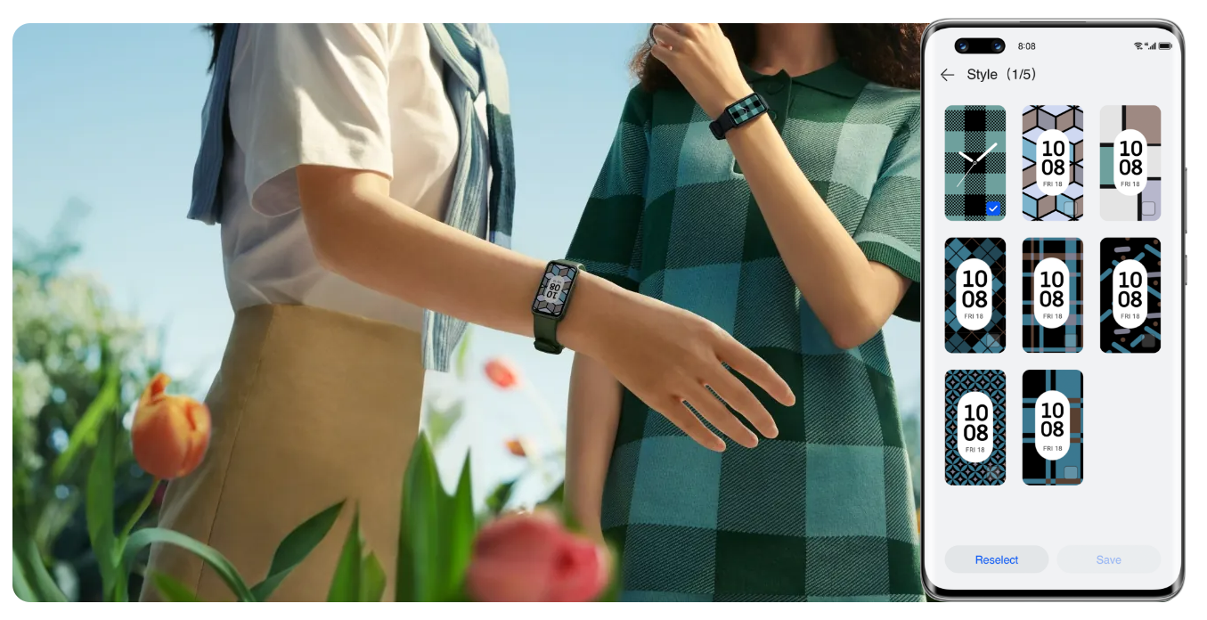 HUAWEI Band 8 - personalizacja