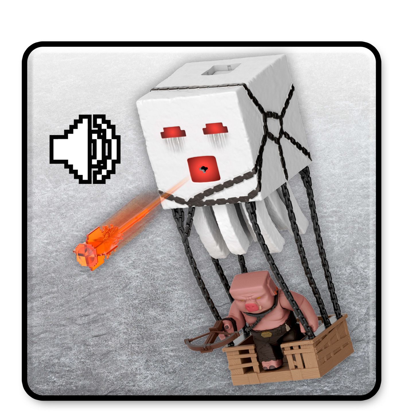 Mattel Minecraft Movie Atakujący Ghast 5