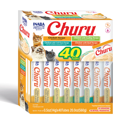 Inaba Cat Churu Mix z kurczakiem 40x14g